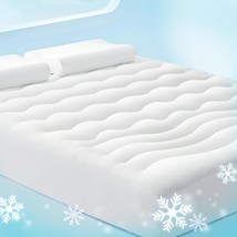 Bedsure Breescape Cooling Mattress Pad Twin Size - Quilted Fitted, White - $51.95