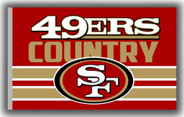 San Francisco 49ers Football Team Memorable Flag 90x150cm 3x5ft Country Banner - $14.95