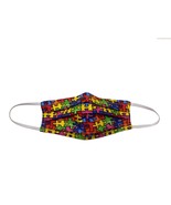 Autism Awareness Calico Puzzle - Surgical Style Designer Face Mask - $20.44 CAD+