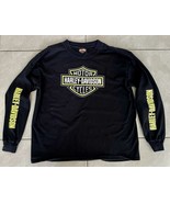 New River Valley VA Harley Davidson Youth Graphic Longsleeve Shirt Black... - $14.46