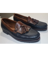 Allen Edmonds Nashua 42250 Black/Brown Leather Tassel Loafer Shoes Size ... - $56.10