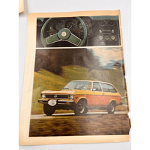 Vintage Rare Datsun Yellow Wagon Original Magazine Print Ad - £14.23 GBP