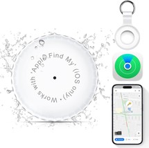 1 Pack IPX8 Waterproof Key Finder Bluetooth GPS Items Tracker with Tag H... - £31.56 GBP