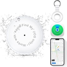 1 Pack IPX8 Waterproof Key Finder Bluetooth GPS Items Tracker with Tag H... - £31.88 GBP