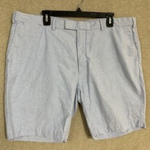 Polo Ralph Lauren Shorts Mens 40 Chino Light Blue Heather Cotton Flat Front - $12.99