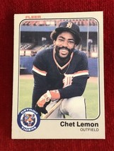 Chet Lemon Outfield Tigers 1983 Fleer #335 MINT - £2.33 GBP