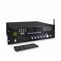 4 Channel Pre Amplifier Receiver - 1000 Watt Rack Mount Bluetooth Home Theater-S - £290.54 GBP