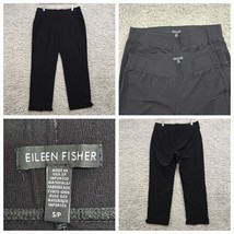 Eileen Fisher Washable Crepe Pants Womens Small Lot of 2 Black Minimalis... - £27.67 GBP