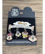 NEW Walt Disney World Wilderness Lodge Dangler Pin Mickey Goofy Donald K... - $33.82 CAD
