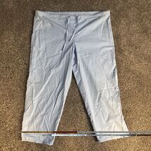 Tafford Scrub Pants Bottom Blue Drawstring Size LS Large Short - $11.95
