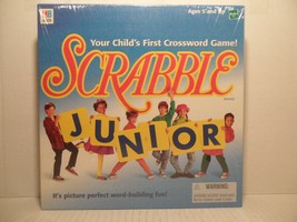 SCRABBLE JUNIOR Crossword Game - 1999 - Your Child&#39;s First Crossword Game! - £22.48 GBP