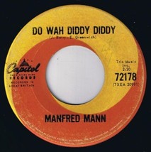 Manfred Mann Do Wah Diddy Diddy 45 rpm What You Gonna Do British Pressing - £4.65 GBP