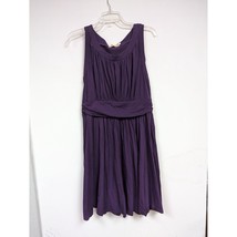 Belle Poque Size L Sheath Dress Purple Sleeveless Empire Waist - £11.93 GBP