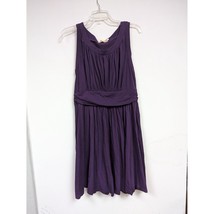 Belle Poque Size L Sheath Dress Purple Sleeveless Empire Waist - £11.19 GBP