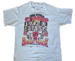 Chicago Bulls T Shirt 91 92 Champs Back To Back NBA Basketball Large Vtg - $39.55