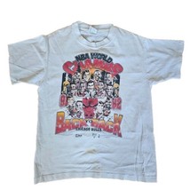 Chicago Bulls T Shirt 91 92 Champs Back To Back NBA Basketball Large Vtg - £31.50 GBP