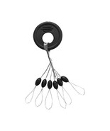 Lantee 100 Pieces Plastic Ring 6 in 1 Rubber Float Stop Fishing Stopper ... - €11,36 EUR
