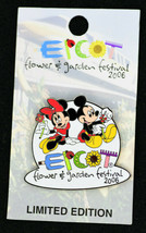 Disney Pin WDW Epcot Flower And Garden Show Mickey Minnie 2006 Limited 46291 - £12.78 GBP