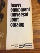 Vintage 1967 Borg Warner Universal Joints Parts Catalog Manual - $23.71