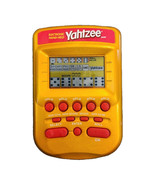 Vintage Yahtzee Electronic Handheld Game Gold Red Hasbro 2002 WORKS - $60.59 CAD