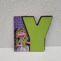 Vintage Muppet Alphabet Carry About Replacement Letter &quot;Y&quot; Little Book C... - $9.80