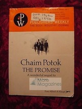 Publishers Weekly Book Trade Journal June 23 1969 Chaim Potok The Promise - £12.73 GBP