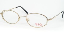 Nos Ni Gu Ra Style N 1025 A Gold /SILVER Eyeglasses Glasses Titan Pure 51-19-135mm - £70.18 GBP