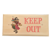 Keep Out Door Sign, Kids Bedroom Plaque, Personalised Pirate Room Sign Gift 78 - £9.88 GBP