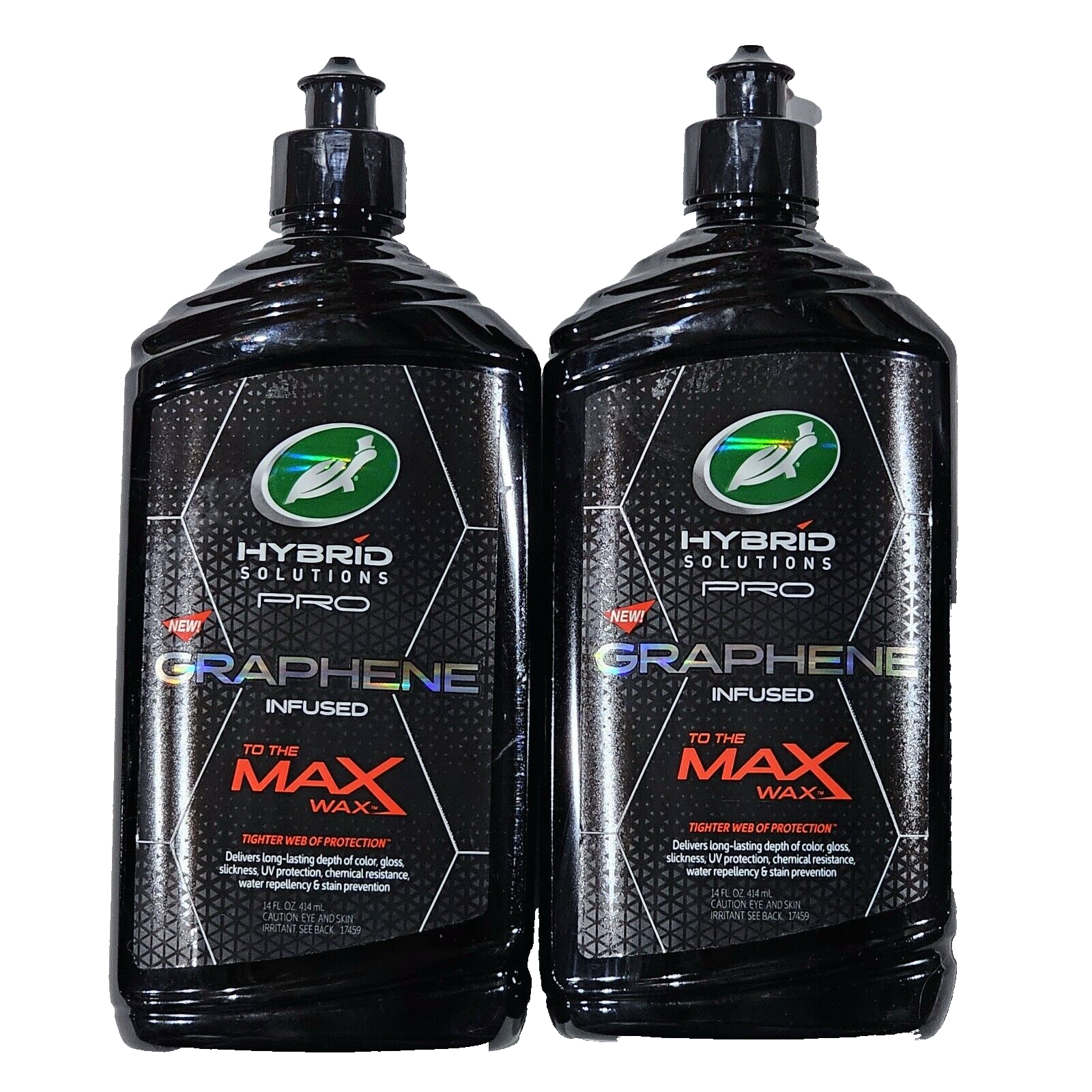 Primary image for 2 Pack Turtle Wax Hybrid Solutions Pro To The Max Wax Graphene Infused 14oz