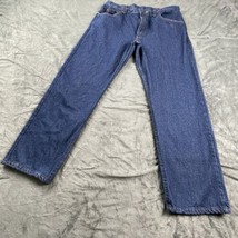 Red Kap Jeans Adult Size 36x30 Blue Straight Cut Regular Fit Workwear De... - $12.49