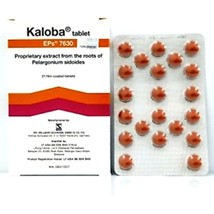 2 X KALOBA PELARGONIUM EPS 7630 FOR RELIEF OF COUGH AND COLD 21&#39;s DHL - $89.10