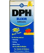 2  Dph Elixir Antihistamine for Sneezing Itchy Watery Eyes Due To Cold - £11.36 GBP