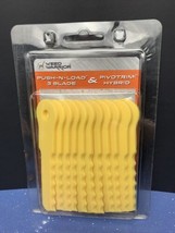 Weed Warrior  Replacement Push-N-Load 3 Blade Head, One Size, yellow 11ct. - $9.89