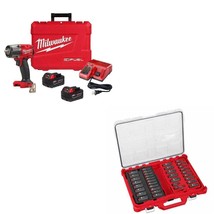 Milwaukee 2960-22R M18 FUEL Impact Wrench Kit W/ FREE 49-66-6805 36Pc Socket Set - £606.92 GBP