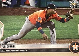 2022 Topps Now - Yuli Gurriel - World Series Champions Set Card MLB Astros #WS-8 - £6.18 GBP