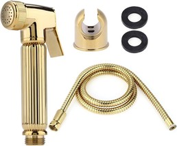 Bathroom Handheld Sprayer Set, Solid Brass Wall Mount Shower Tap Washroom Toilet - £37.35 GBP