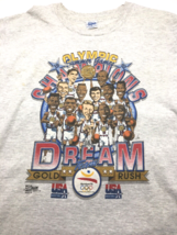 90&#39;s Single Stitch T Shirt Basketball Jordan Dream Team NBA USA Tee Double Sided - £136.19 GBP