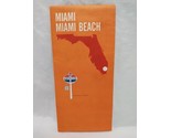 Vintage 1967 Miami Miami Beach American Oil Company Travel Brochure - $9.89