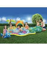 BANZAI JR Banzai Splish Splash Water Park Play Pool Kids Outdoor Summer New - £46.15 GBP