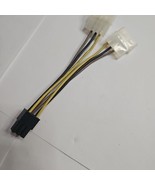 5 Pin PCI Express to Dual 3 Pin Molex Graphics Card Power Cable 3.5&quot; Long  - $4.39