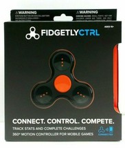 New Fidgetly Ctrl 360° Motion Game Controller Smart Fidget Spinner Black Orange - £3.74 GBP
