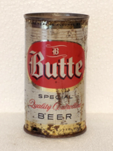 Vintage Butte Special Quality Controlled Montana Flat Top Beer Can - £21.92 GBP