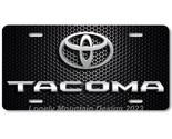 Toyota Tacoma Inspired Art on Mesh FLAT Aluminum Novelty License Tag Plate - £14.38 GBP