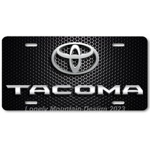 Toyota Tacoma Inspired Art on Mesh FLAT Aluminum Novelty License Tag Plate - £14.38 GBP
