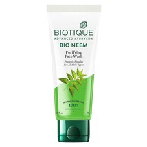 Lot of 3 Packs 150 ml Biotique Bio Neem Purifying Face Wash Prevents Pimple Care - £17.73 GBP