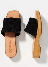 Matisse Hamptons Clog Sandal Black Suede Size 8  - $85.00