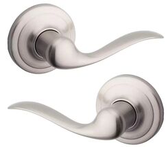 Kwikset 720TNL 15 97200-706/97200-701 In Satin Nickel Tustin Passage Levers - $24.90 CAD