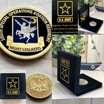 160th Special Operations Aviation RGT US Army SOAR Night Stalkers SF team U Coin - $33.87