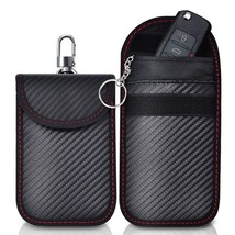 Car Key Signal Blocker Case Faraday Cage Fob Pouch Keyless RFID Bag Pouc... - $8.74