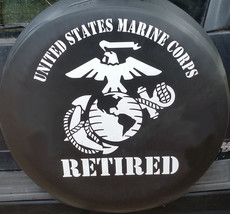 Medium US Marine Corps EGA Retired Car Truck Cut Vinyl Decal Sticker US Seller - £12.98 GBP+